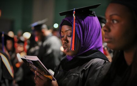 Graduate Student reading
