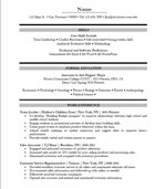 sample resume