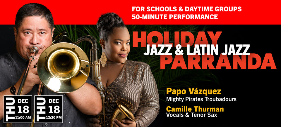 Papo Vázquez’ HOLIDAY JAZZ & LATIN JAZZ PARRANDA