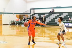Hostos basketball player Corina Coles