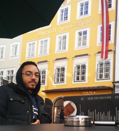Hostos student Jeremy Quiñones