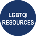 LGBTQI+ resources button