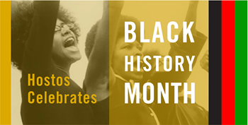 banner advertising Black History month