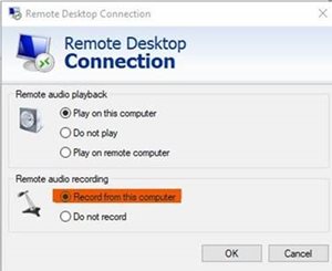 Step 5 snip image for How to Enable Audio on Remote Desktop Connection on a Windows PC