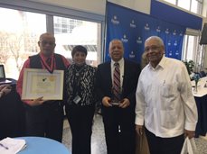 Math ruled at Hostos, as the second annual “Mathematics Day” was celebrated. 3 men. 1 woman.
