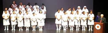 LPN GRADUATES: Adalis Campos Amena M Faison Fatumata Gumaneh Goulda Guy Sharian Maynard Aisha Mohammed Juliet Núñez Wendy Mae E Padayogdog. Pasang Pasang Jessica Peña Rosanna Suriel Itamar D Trinidad RN GRADUATES: Eusmeiry Bello Beverly Boafo Jasmin Brown Ranjeeta Chamlagai Tina Coulibaly Guerda Dorvil Eunice Dunu Nicole Félix Jessica Franqui Michelle Garay Barak Hatch Margaret Hu Vasvija Korac Andrea Lawes Hilda Martey Oumar Mbaye Michael Medina Dariana Mercedes Trisha Morales Kadine Ranger Jasmin Rivera Diana Suarez Suhey Thomas