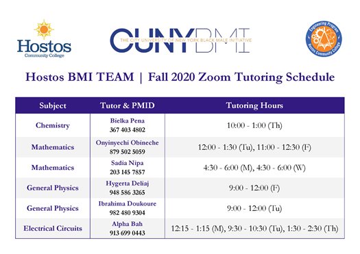 Bmi Team Hostos Community College