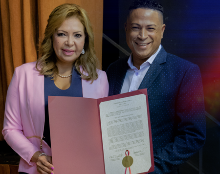Puerto Rico Senator with Hostos Professor